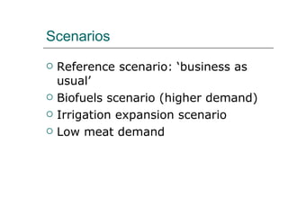 Drivers of change in crop-livestock systems and their potential impacts on agro-ecosystems services and human well-being to 2030