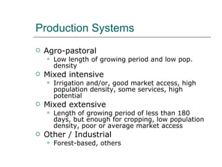 Drivers of change in crop-livestock systems and their potential impacts on agro-ecosystems services and human well-being to 2030