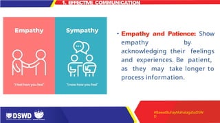EFFECTIVE STRATEGIES ON HANDLING PWD CLIENTS AND OTHER VULNERABLE ...