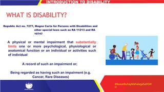 EFFECTIVE STRATEGIES ON HANDLING PWD CLIENTS AND OTHER VULNERABLE ...