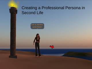 Creating a Professional Persona in Second Life 