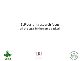 CGIAR Systemwide Livestock Programme: Achievements and prospects in a changing CGIAR