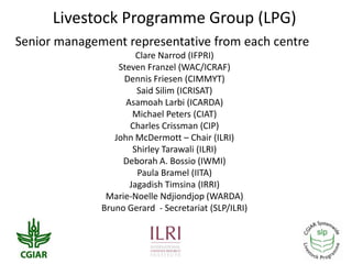 CGIAR Systemwide Livestock Programme: Achievements and prospects in a changing CGIAR