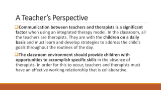 Integrated Speech Language Therapy Pptx Physical Therapy Wellness