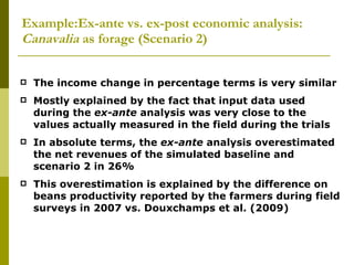 Realizing the benefits of cover crop legumes in smallholder crop-livestock systems of the hillsides of Central America: Trade-off analysis of using legumes for soil enhancing or as animal feed resource