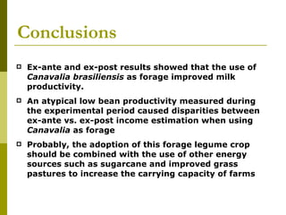 Realizing the benefits of cover crop legumes in smallholder crop-livestock systems of the hillsides of Central America: Trade-off analysis of using legumes for soil enhancing or as animal feed resource
