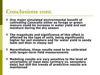 Realizing the benefits of cover crop legumes in smallholder crop-livestock systems of the hillsides of Central America: Trade-off analysis of using legumes for soil enhancing or as animal feed resource