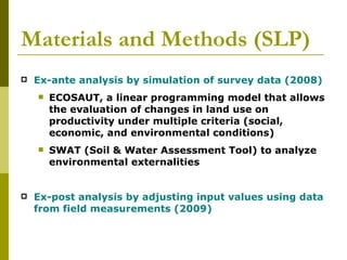 Realizing the benefits of cover crop legumes in smallholder crop-livestock systems of the hillsides of Central America: Trade-off analysis of using legumes for soil enhancing or as animal feed resource