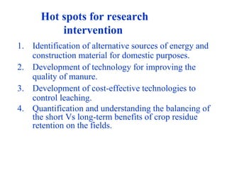 Balancing Livestock Needs and Soil Conservation: Assessment of Opportunities in Intensifying Cereal-Legume-Livestock Systems in West Africa