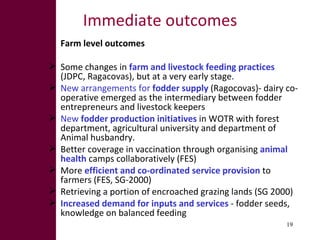 Fodder Adoption and Innovation Projects (FAP and FIP)