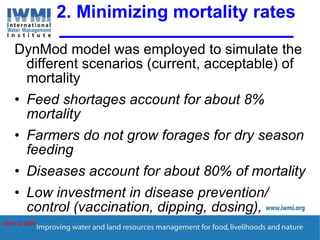 Enhancing Water Productivity in Crop-Livestock Systems of SSA:  Minimizing trade-offs and maximizing benefits
