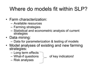Modelling approaches to address crop-residue tradeoffs in mixed crop-livestock systems