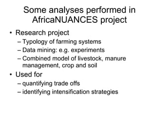 Modelling approaches to address crop-residue tradeoffs in mixed crop-livestock systems