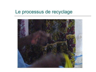 Le processus de recyclage 