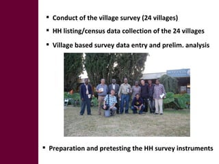 Optimizing livelihood and environmental benefits from crop residues in smallholder crop-livestock systems in sub-Saharan Africa and South Asia: regional case studies. Progress and preliminary research findings for East African sites