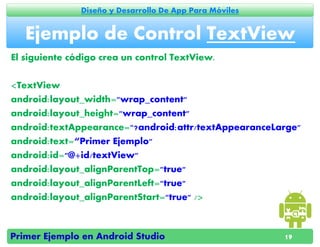 Primer Ejemplo de Proyecto en Android Studio | PDF