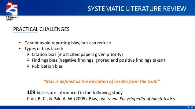 Literature review vs systematic review image