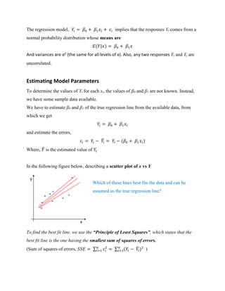 Simple Linear Regression | PDF