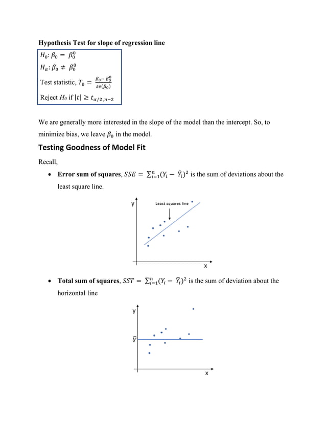 Simple Linear Regression | PDF