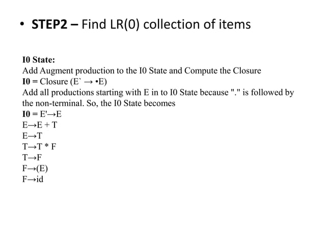 Compiler Design Bottom Up Parsing Technique S | PPTX | Programming ...