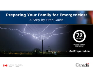 Preparing Your Family for Emergencies:
A Step-by-Step Guide
 