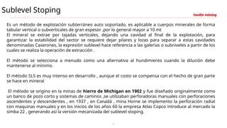 Sub level stoping Sub level stoping Sub level stoping | PPTX