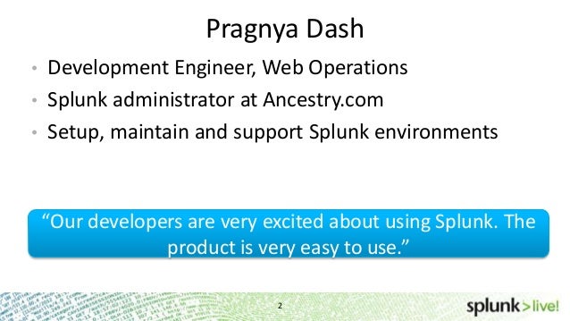 splunklive salt lake city june 2013 ancestry com support ancestry com