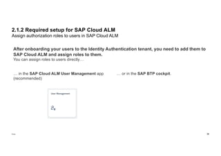 SLSC Implement S4HANA Public Edition with SAP Cloud ALM - Best Practice ...