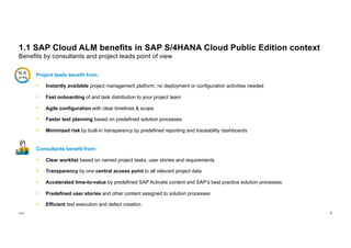 SLSC Implement S4HANA Public Edition with SAP Cloud ALM - Best Practice ...