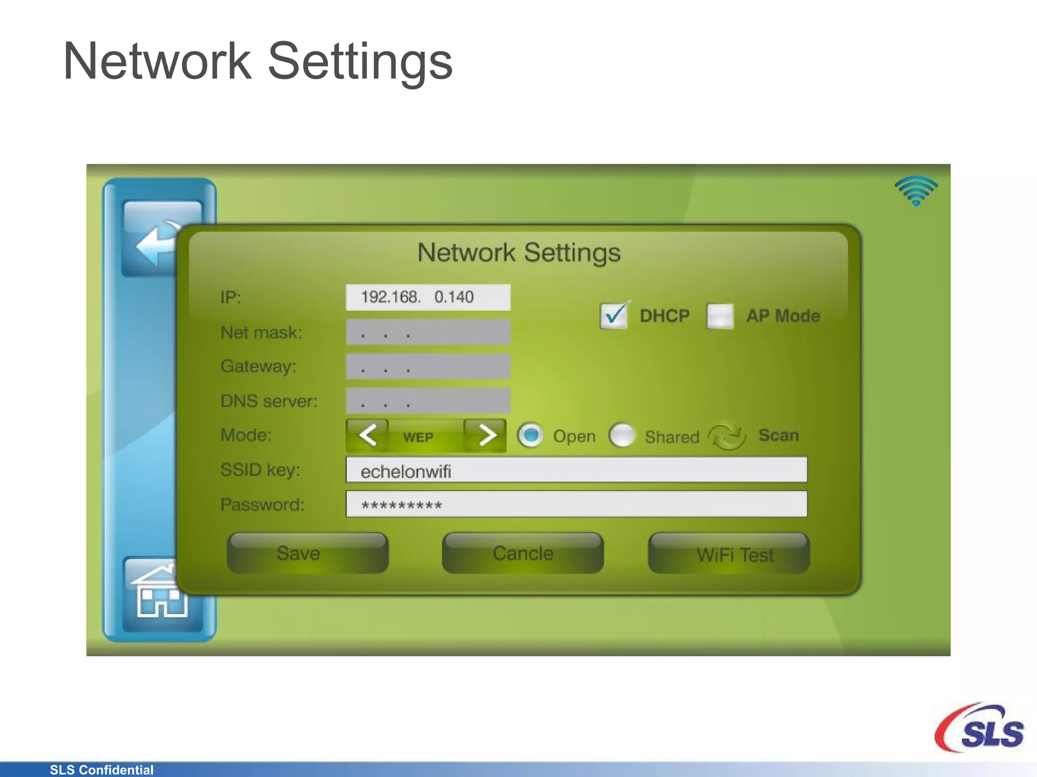 Network Settings 