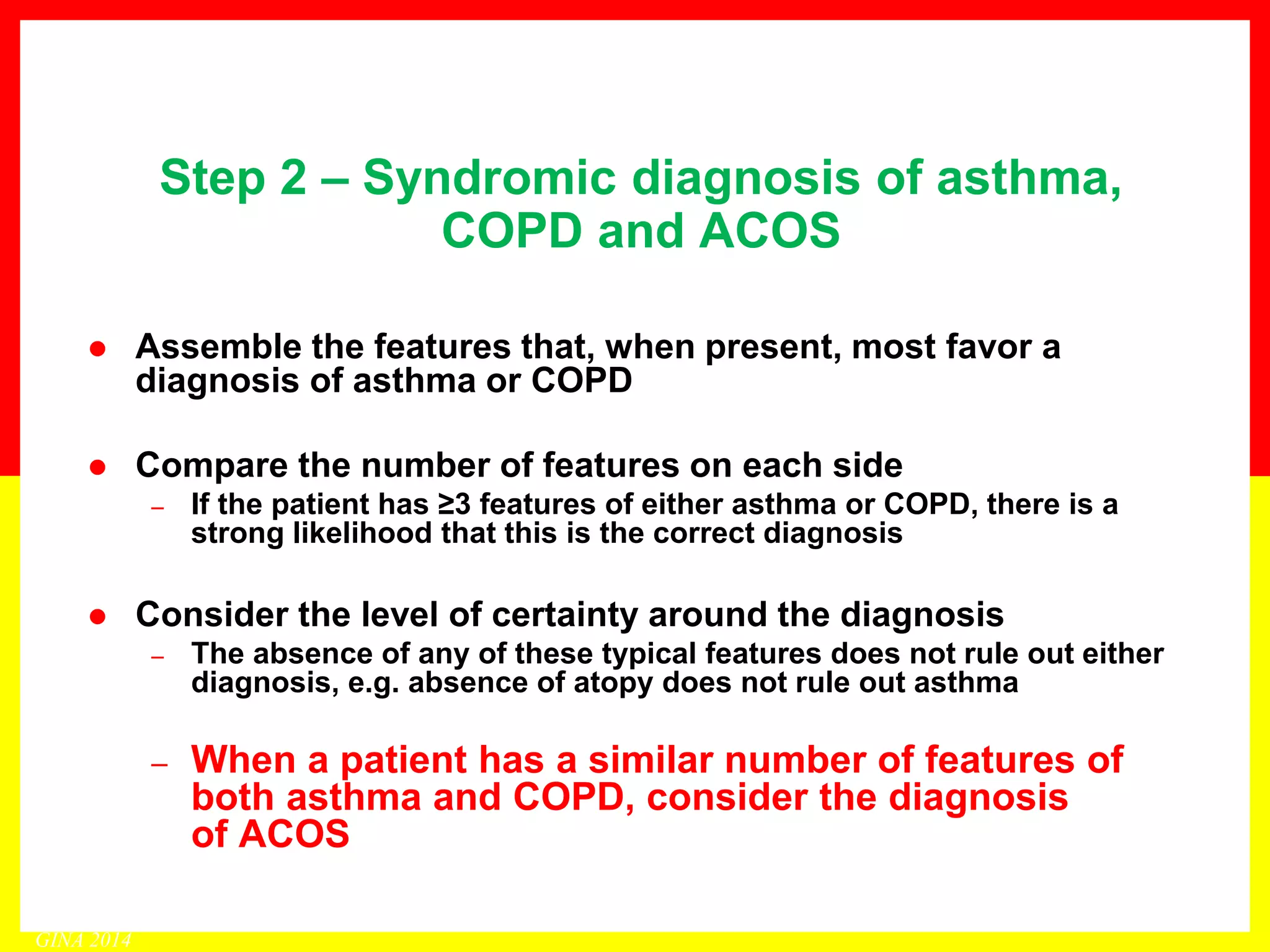 Asthma-COPD Overlap Syndrome (ACOS) | PPTX