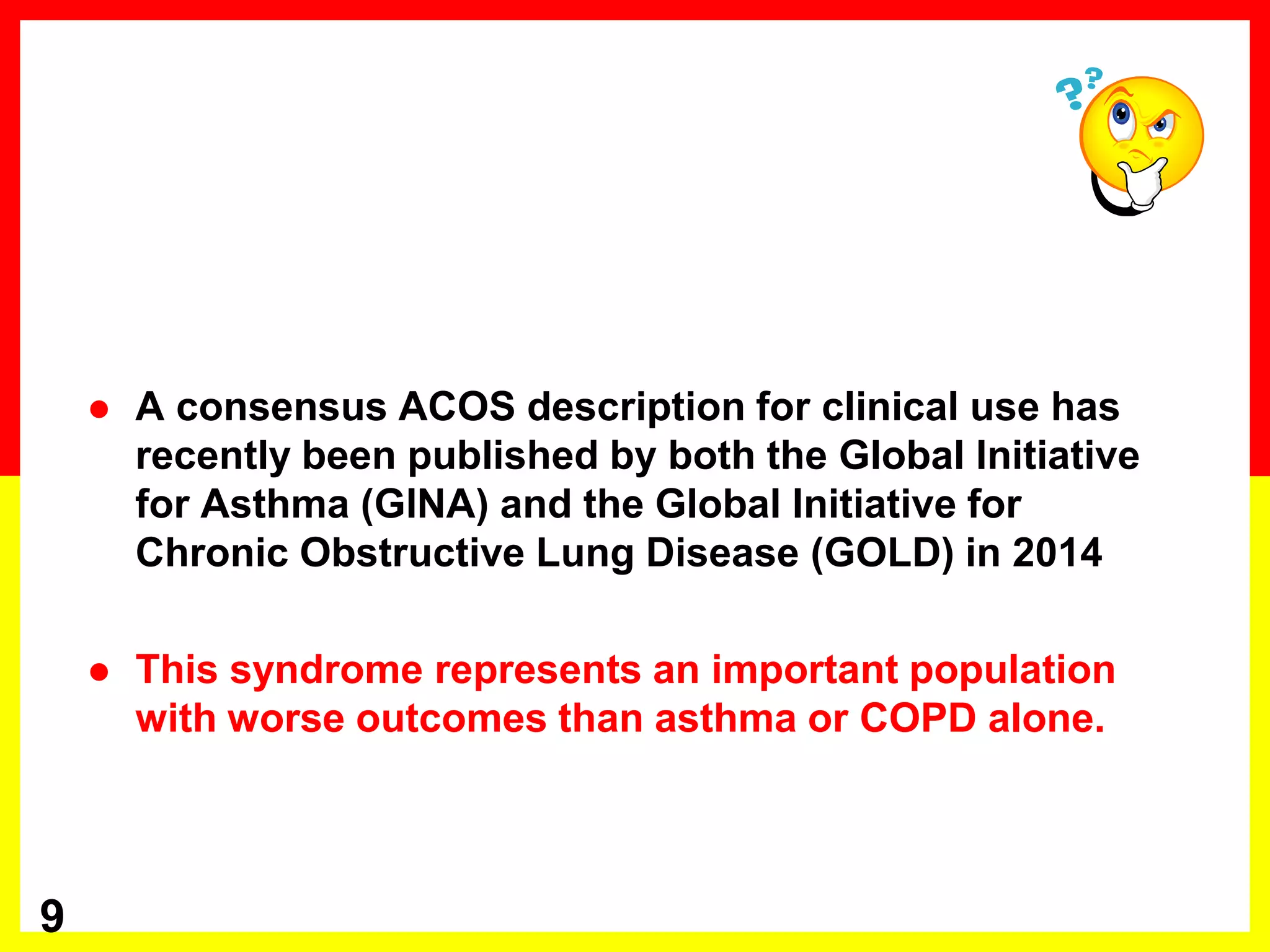 Asthma-COPD Overlap Syndrome (ACOS) | PPTX