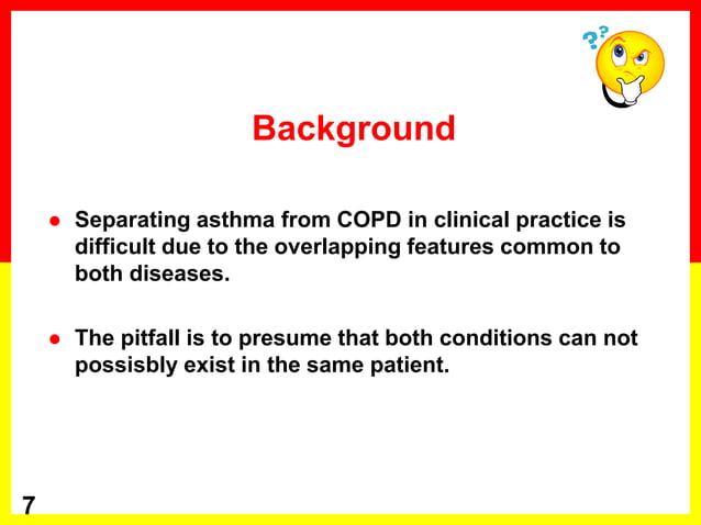 Asthma-COPD Overlap Syndrome (ACOS) | PPTX | Lung and Respiratory ...
