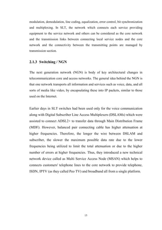 Slt Report Industrial Training Report - SLT | PDF