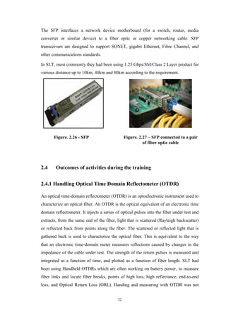 Industrial Training Report - SLT | PDF