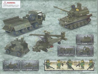 Sluban m38-b0311 Инструкция по сборке конструктора "Сухопутные войска 2: полное перевооружение"