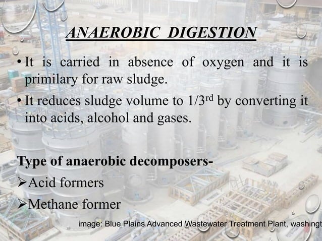 Sludge digestor | PPTX | Chemistry | Science