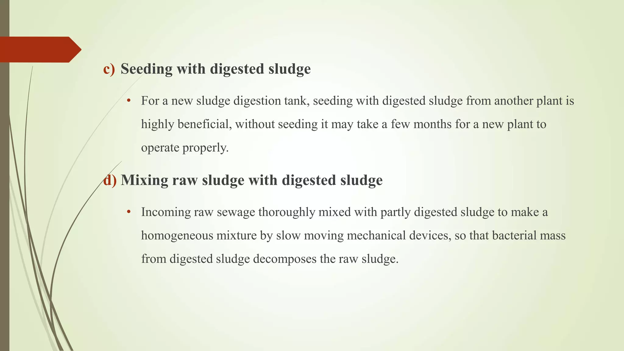 Sludge digestion process | PPT