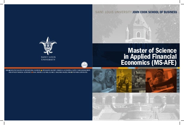 saint louis university john cook school of business brochure john cook school of business