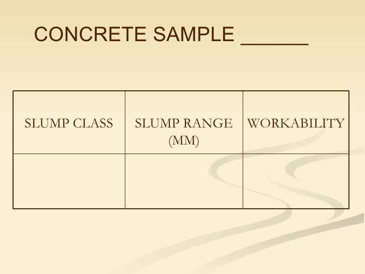 slump cone test procedure for concrete pdf