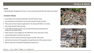 Slums  - origin, growth, problems &amp; solutions - B.ARCH STUDY REPORT 