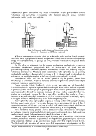 „Projekt współfinansowany ze środków Europejskiego Funduszu Społecznego”
27
4.2.4. Sprawdzian postępów
Czy potrafisz:
Tak Nie
1) rozróżnić typy występującej korozji?  
2) określić warunki, które mają wpływ na szybkość postępowania korozji?  
3)
określić środki, które można zastosować na etapie produkcji w celu
spowolnienia powstawania korozji?  
4) wykonać warstwę ochronną?  
5)
określić środki, które można zastosować w częściowo już skorodowanych
elementach w celu spowolnienia powstawania korozji?  
 