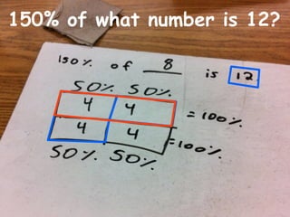 150% of what number is 12?
 
