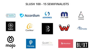 SLUSH 100 - 15 SEMIFINALISTS
 
