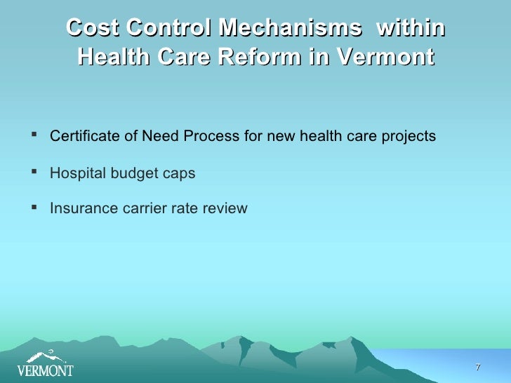 Health Care Reform in Vermont