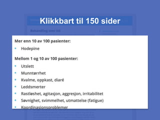 Klikkbart til 150 sider
 