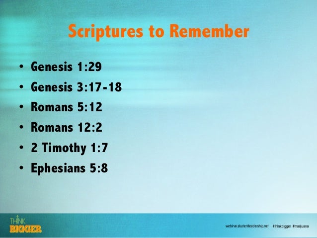 Biblical View Of Marijuana Ed Newton Slu Think Bigger Webinar Seri