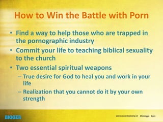 What's the Big Deal with Porn? - Sean McDowell; SLU Webinar Series ...