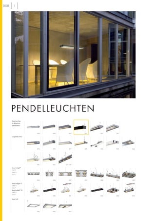 058
127–128
064
061 062
073
067067
Rasterleuchten
für Bildschirm-
arbeitsplätze
Langfeldleuchten
076
068 069 069
073 075070 070
067
082
Serie Grill
082
Serie Aixlight®
GU10
QRB111
ES111
Serie Aixlight®
R
QRB111
HQI-T
Serie Aixlight®
R2
QRB111
HQI-T
084 084 087 087 088
090 090 092 092 093 093091
089 089
083
PENDELLEUCHTEN
 