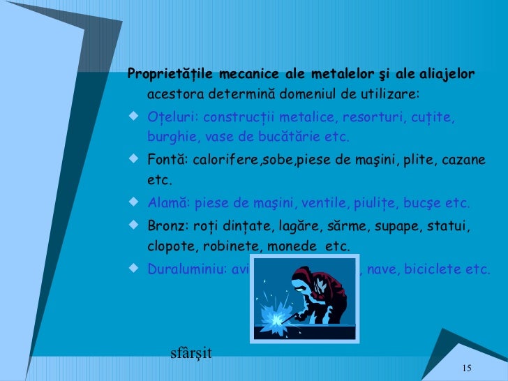 Proprietatile mecanice ale metalelor